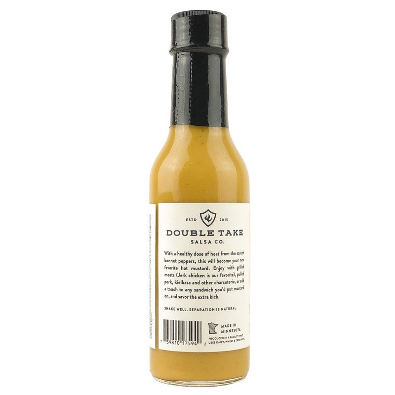 Double Take Salsa Scotch Bonnet Hot Mustard Sauce, 5 OZ