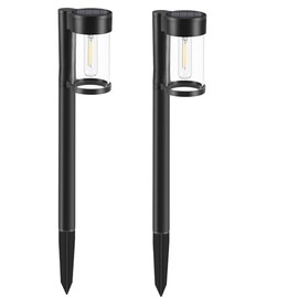 Mancra Solar Pathway Lights, 2 Pack
