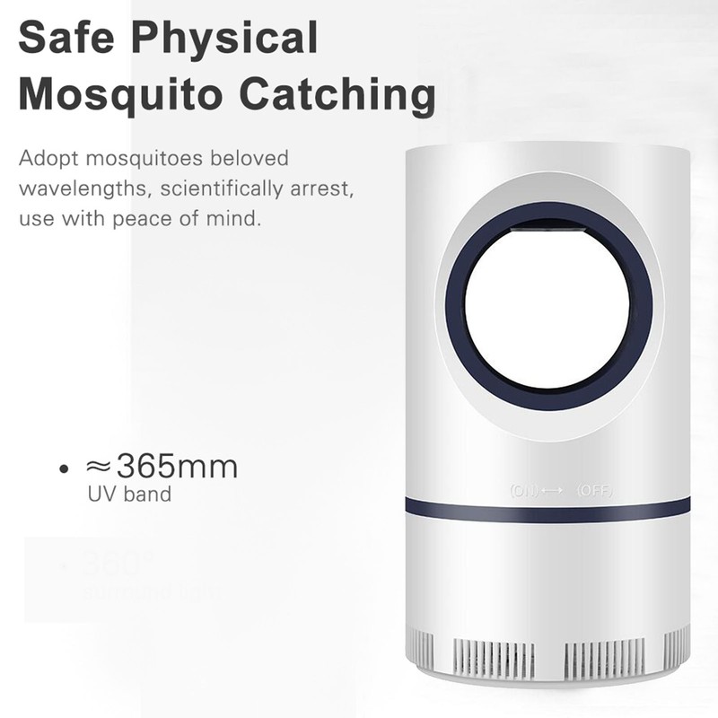 Mosquito Killer Lamp Indoor Bug Zapper UV LED Light USB