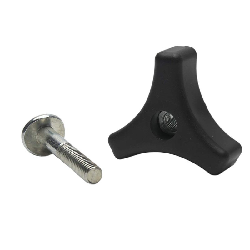 Plastic Handle Knob Nut Screw Bolt, Triangle Knob Handle Bolt