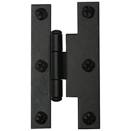 Acorn AH2BQ H Hinge Offset 3/8"X3", Black Iron