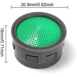 5Pcs Faucet Aerator, Female Thread Faucet Nozzle Replacement Parts Adapter Filter Bubbler Spout, Kitchen Sink Aerators Water Saving Faucet Accessories