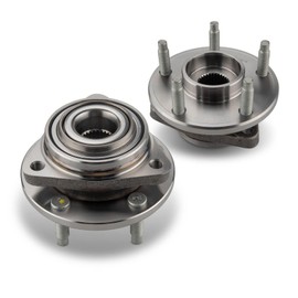 PHILTOP 513215 Front Wheel Hub Bearing Assembly for G6 2005-2007, Malibu 2004-2007, Wheel Bearing 5 Lugs 2PCS