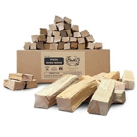 Shahco Premium Kiln Dried Mini Pizza Oven Wood, Perfect for Mini Pizza Ovens, Solo Stoves, Grills, Hand Split and Bark Free, 6 inch Mini Splits ~ 9-10 lb Box (645 cu inches) (Oak)