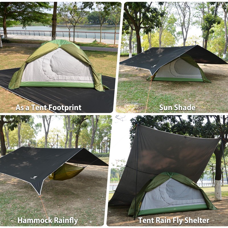 GEERTOP Large 17 x 10 ft Tarp Waterproof Portable Hammock