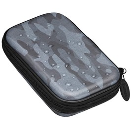 Casemaster Sentinel 6 Dart Case, Holds Extra Accessories, Tips, Shafts and Flights, Compatible with Steel Tip and Soft Tip Darts, Impact & Water Resistant Tactech Shell, Black Camo