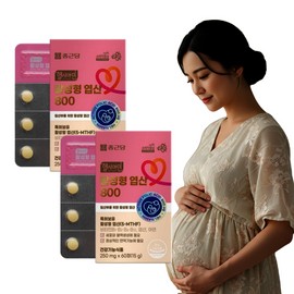 Chong Kun Dang Activated Folic Acid 800, additive-free, 60 tablets, 2 boxes / Pregnant women, Pregnancy preparation, Early pregnancy, Active folic acid nutritional supplement / 종근당 활성형 엽산 800 무첨가물 60정 2박스 / 임산부 임신준비 임신초기 활성엽산 영양제