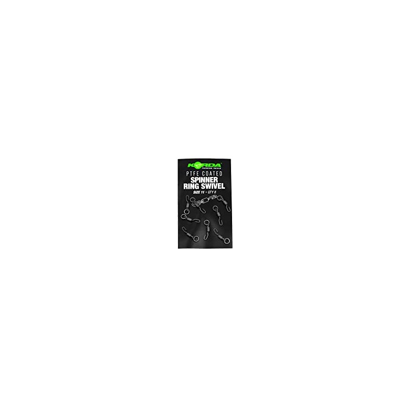 Korda PTFE Spinner Ring Swivels Size 11 | Pack of