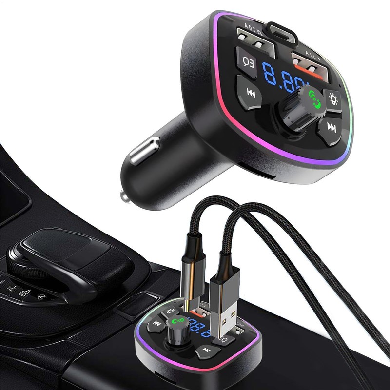 Transmitter for Car - Wireless Car Music Connector FM Radio