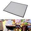Fireproof Grill Pad Fiberglass Cloth Heat Resistant Foldable Square Fire