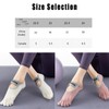2 Pairs of Women Pilates Socks, 5 Finger Anti Slip