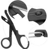 Titanium Bandage Shears Scissors EMT and Trauma Shears, Bent Stealth