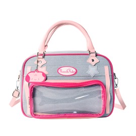 Lifelix Kawaii Ita Bag Japanese Handbag Cute Anime Crossbody Bag Y2k Aesthetic Shoulder Bag for Girls (Blue)