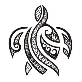 Dopetattoo 6 sheets Temporary Tattoos Tribal Turtles Polynesian Turtles Tortuga Samoan Maori Tortoise Arm Design for Men Temporary tattoo for Women Neck Arm Chest for Woman