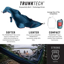 Grand Trunk TrunkTech Double Hammock - Bluu Nile