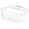 SANNO Chest Freezer Baskets Organizer, Deep Freezer Baskets Bin Sturdy
