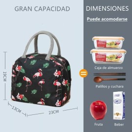 GOGOX Lonchera Bolsa Almuerzo Térmica, Aislamiento Frío Y Calor