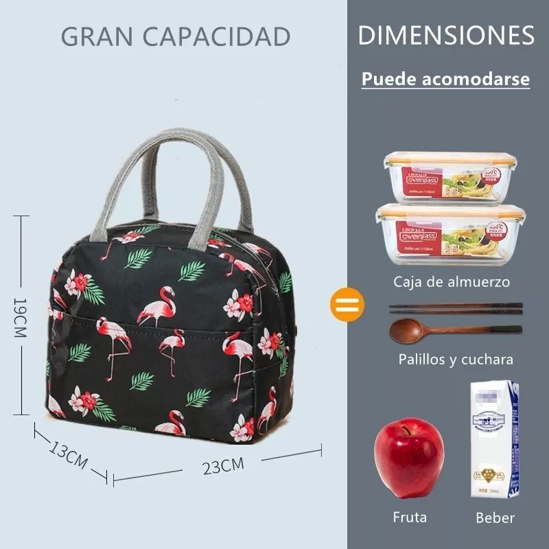 GOGOX Lonchera Bolsa Almuerzo Térmica, Aislamiento Frío Y Calor