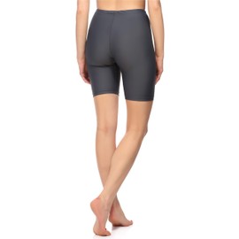 Merry Style MS10-333 Women's Swimming Trunks High Waist Bikini Bottoms Swimming Trunks for Water Sports SUP Swimming Cyclist Swimwear for Women, graphite