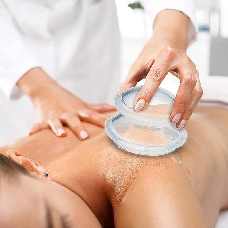 Cupping, Sucking Ball Cupping, 5 Pieces, Transparent (1*2.95 in +