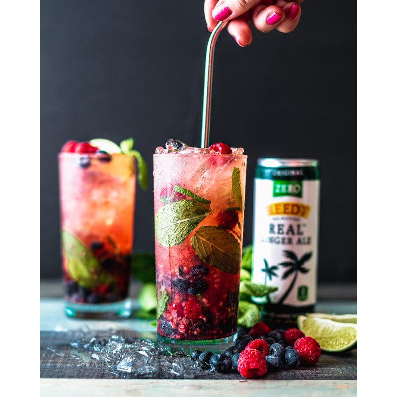 Reed's Zero Sugar Ginger Ale - Made with Pressed Organic