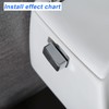 VALLVATER Toilet Flush Handle Replacement, Side Mount Extended Trip Lever