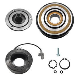 A/C Compressor Clutch Assembly Kit Plate Pulley Bearing Coil 883206A100 Replacement for 2001-2007 Toyota Sequoia 8 CYL 4.7L, AC Air Conditioning Compressor Clutch Coil Auto Repair Kit