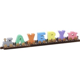5 Letter Pastel Name and Track to Fit - Made in USA