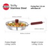 HAWKINS Tri-ply Stainless Steel Frying Pan 22 cm with Glass