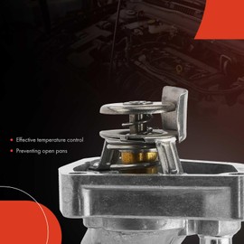 A-Premium Engine Coolant Thermostat Housing Assembly Compatible with Infiniti FX35 G35 2003-2007 QX4 Nissan 350Z Pathfinder 2001-2006 V6 3.5L