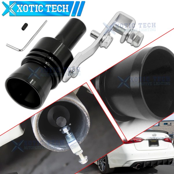 Xotic Tech Black Car Turbo Sound Whistle Whistler Muffler Simulator
