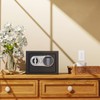 Goldenkey Small Safe with Fireproof Bag, Digital Mini Money Safe