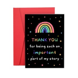 First Day of School Card for Teachers, Back to School Teacher Supplies, Thank You Teacher Card, Appreciation Gifts for Middle High Teachers, Thank You for Being Such an Important Part of My Story