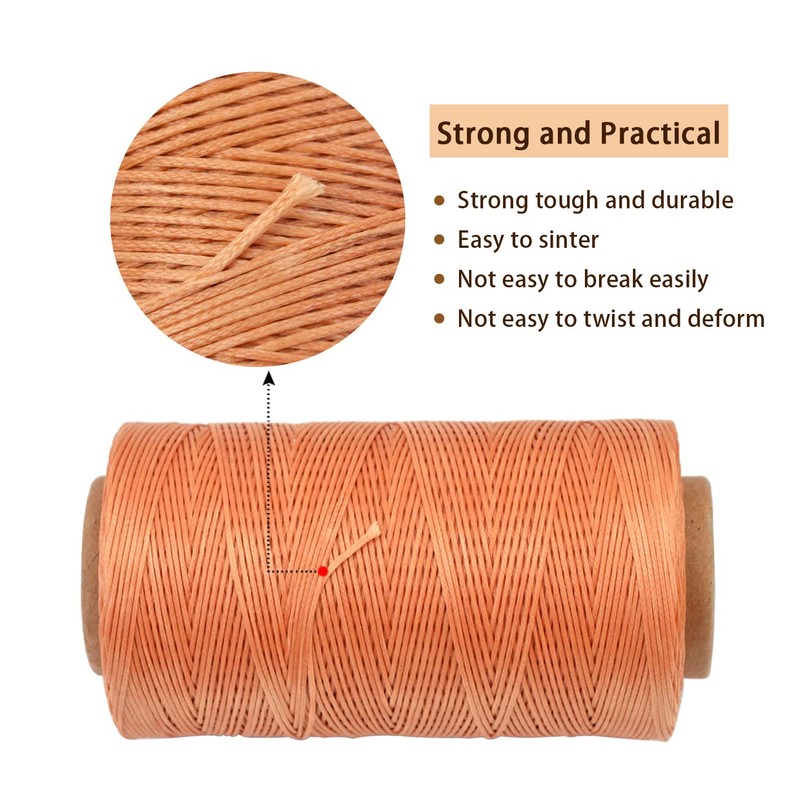 Wax Threads 284 Yards 150D 0.8 mm Leather Sewing Wax