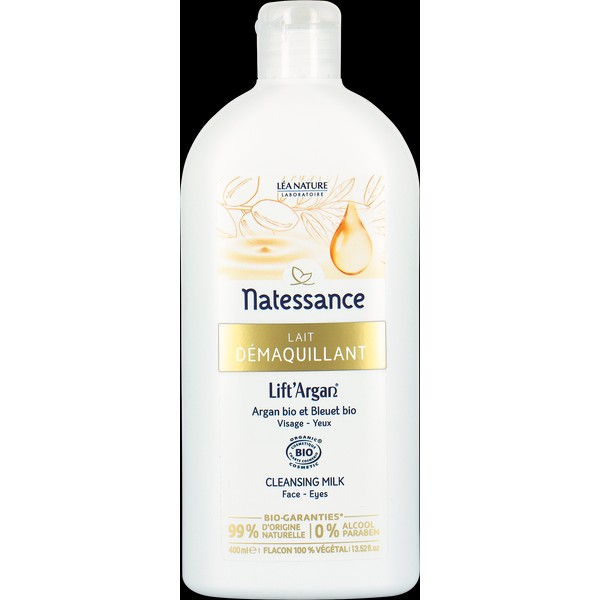 Natessance Lift'Argan Cleansing Milk, 400 ml