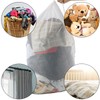 2 Pack Extra Large Mesh Laundry Bag with Drawstring, Washing