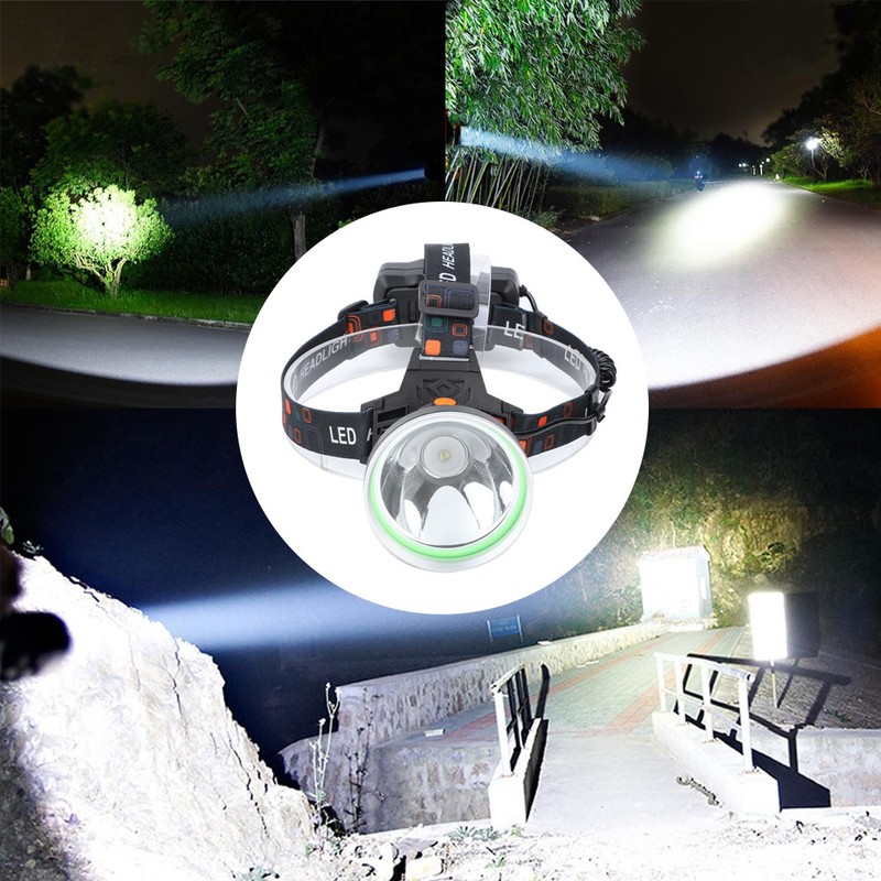 Outdoor LED Headlight Flashlight Portable Waterproof Head Light for Cycling