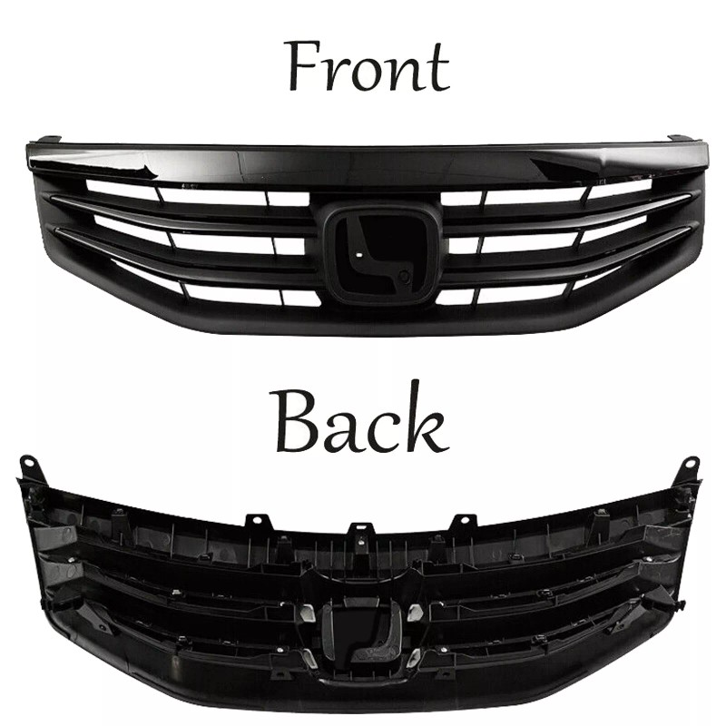 Autodepartment For 2011-2012 Honda Accord LX Front Bumper Upper Grille