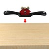 UTALIND 1 Pcs Flat Spokeshave with 4 Pcs Metal Blade