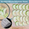 uxcell 14 x 14" Silicone Dehydrator Sheets, 9 Pcs Non-Stick