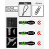 FEGVE Titanium Quick Release Keychain, Detachable Pull Apart Key Chain