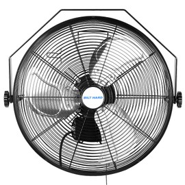 BILT HARD 5400 CFM 20 in. Outdoor Wall Mount Fan, 3-Speed Waterproof Wall Fan Industrial Grade High Velocity Outdoor Fans for Patio, Commercial, Garage, and Gazebo Use- UL Listed