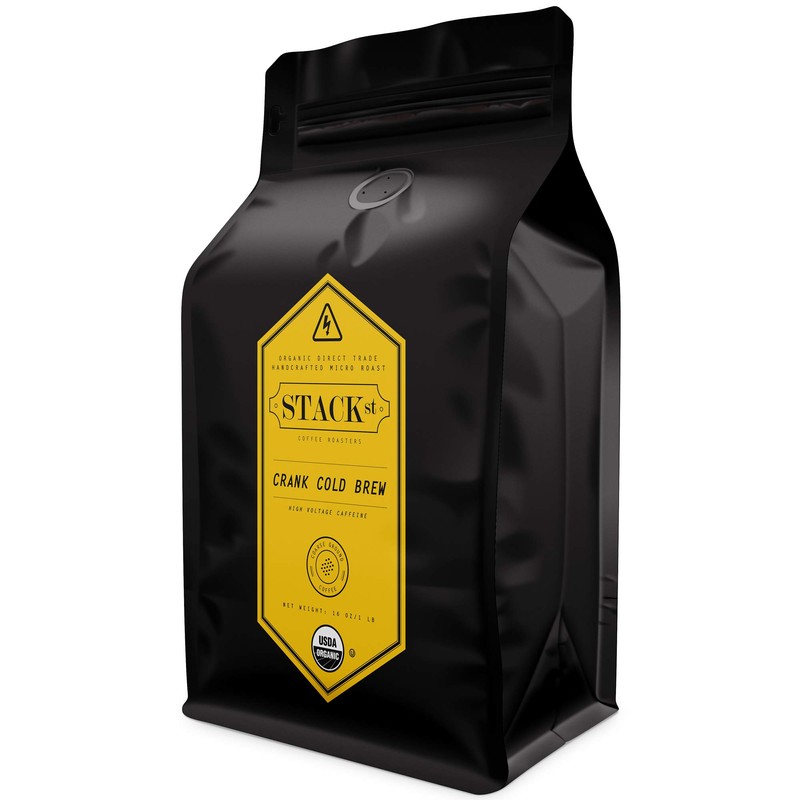 Organic Cold Brew Coffee Coarse Ground 1 LB - CRANK