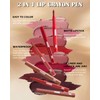 Matte Lipstick Lipliner Set-4Pcs Waterproof Lip Crayon Pen Tinted Lip
