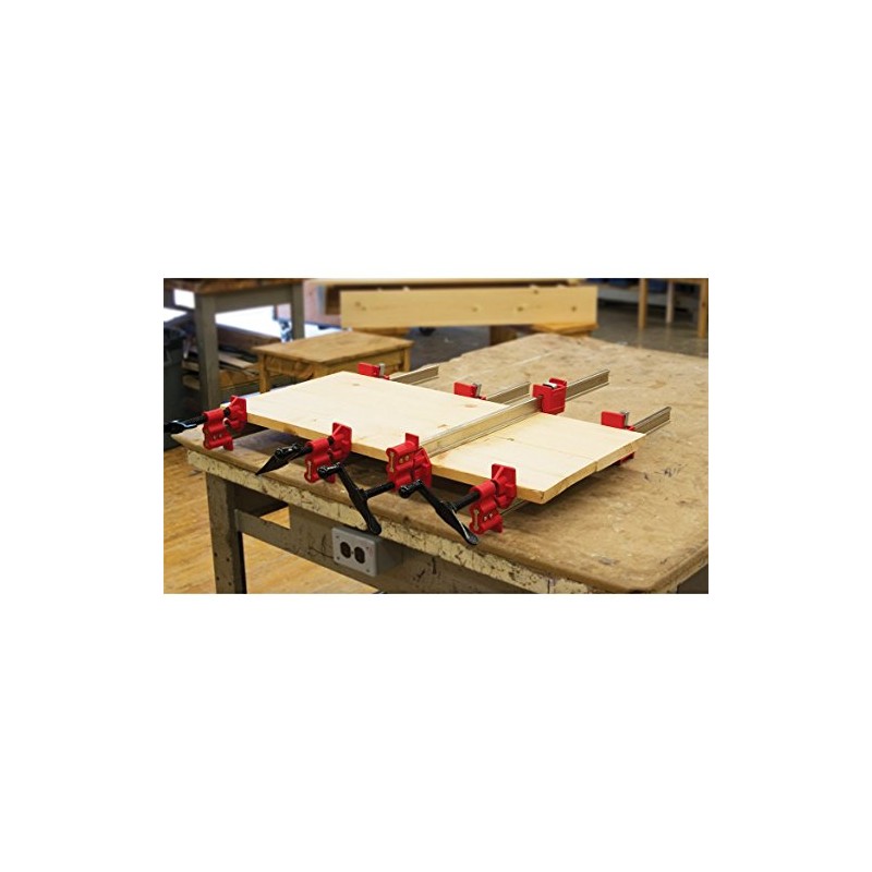 BESSEY IBEAM48, 48 In. Heavy Duty IBEAM Clamp,Red/Silver