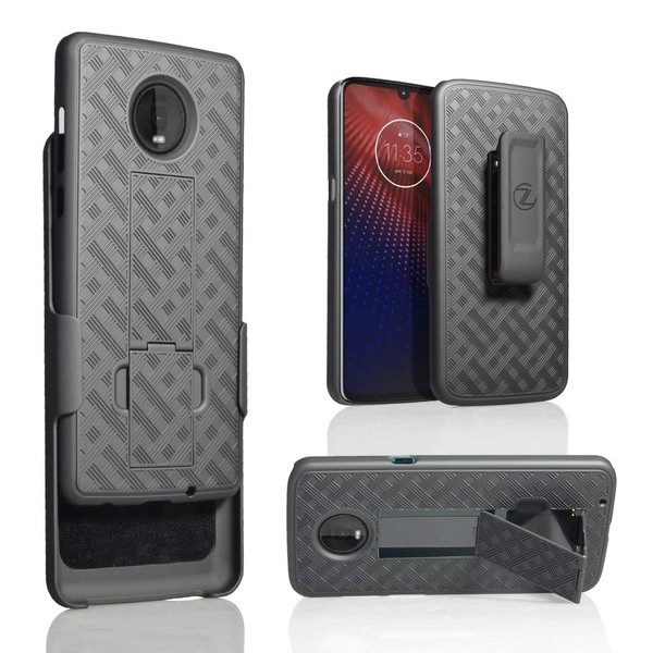 Moto Z3 Verizon Holster Case, Moto Z3 Play XT1929 [ZASE]