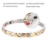 Women Men Stylish Titanium Steel Health Care Magnets Germanium Bracelet