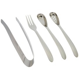 Norpro, Stainless Steel Polished 4 Piece Hors D'oeuvre Utensil Set (1138)