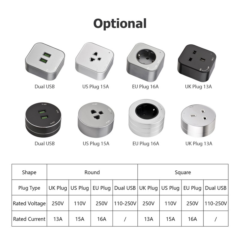 Track Sockets Power Track Socket Outlet Electric Mobile Track Socket