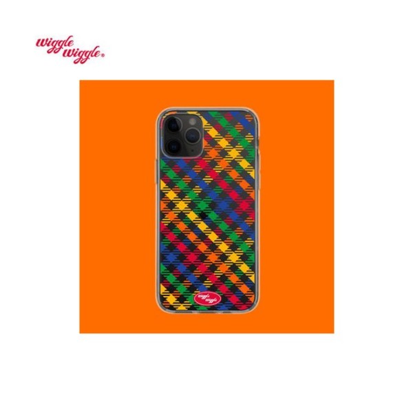 WIGGLE WIGGLE Clear Case 1ea, Type:RainbowCheck(TC-001)-iPhone11